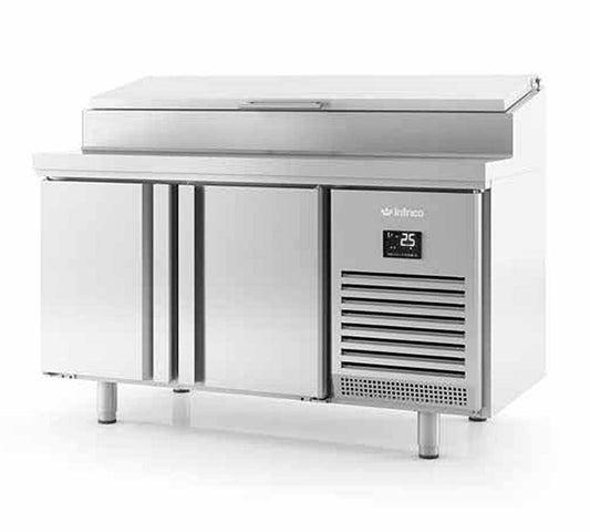 Mesa Refrigerada Serie 600 BMPP Ensaladas INFRICO - 8 GN 1/4 - 2 Puertas