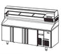 Mesa Refrigerada Serie 700 MPG Pizza INFRICO - 3 Puertas - Capacidad 465 + 54 l
