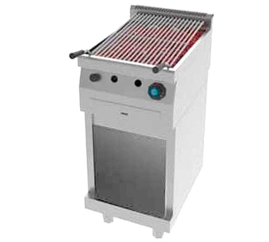 Jemi Parrilla a Gas Piedra Volcánica Serie 600 Pie A Gas - Fondo 60 cm