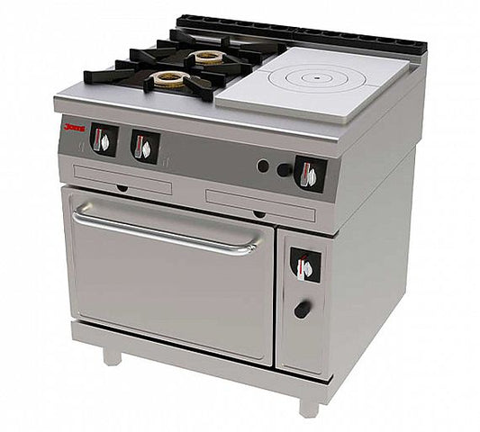 Jemi Cocina Serie 750 Francesa Horno Gas - Fondo 75 cm