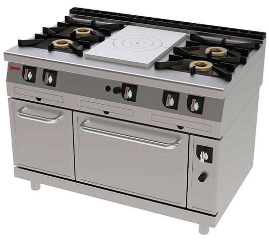 Jemi Cocina Serie 750 Francesa Horno Gas - Fondo 75 cm