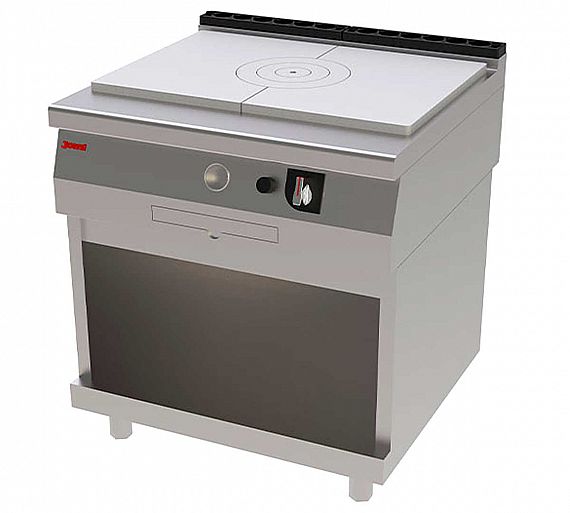 Jemi Cocina Serie 750 Francesa Pie TP704 Gas - Fondo 75 cm - 1 Placa
