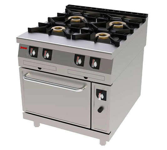 Jemi Cocina Serie 900 Gas Horno 411 - 4 Fogones