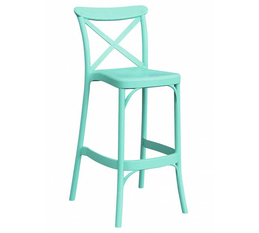 Taburete Apilable M5123 Muebles Romero - color verde