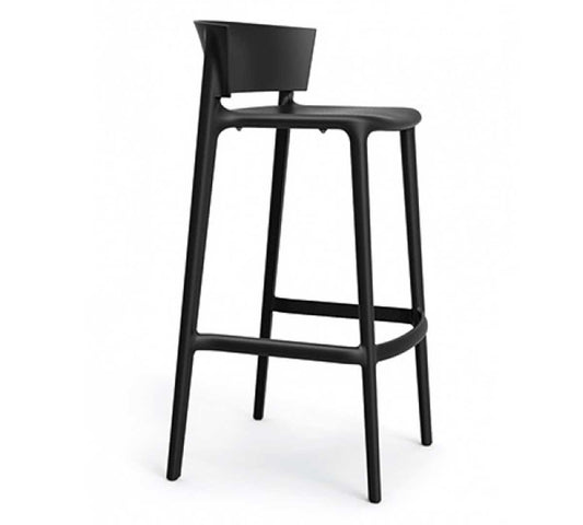 Taburete Apilable V5 AFRI Muebles Romero - Negro